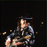 Portrait of Stevie Ray Vaughan