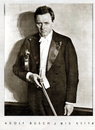 Portrait of Adolf Busch