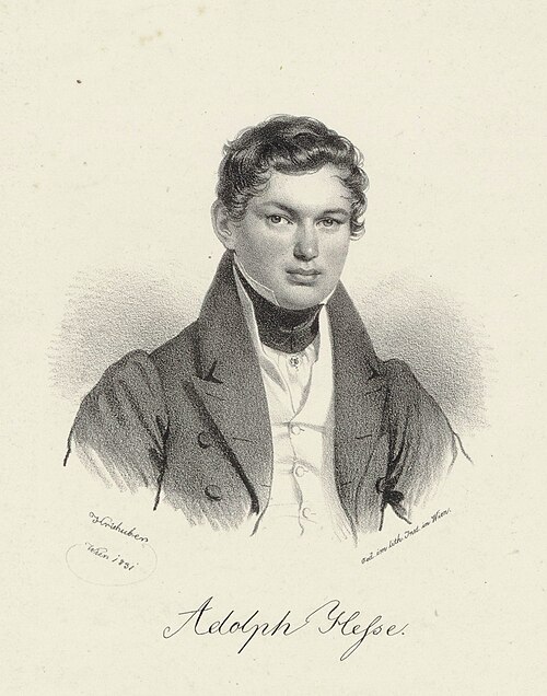 Portrait of Adolf Friedrich Hesse