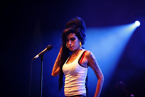 Portrait of Amy Winehouse