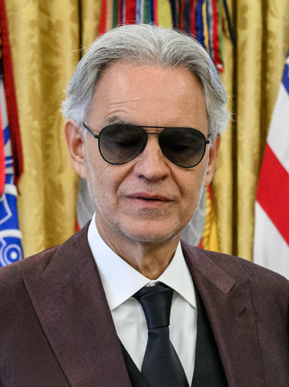 Portrait of Andrea Bocelli