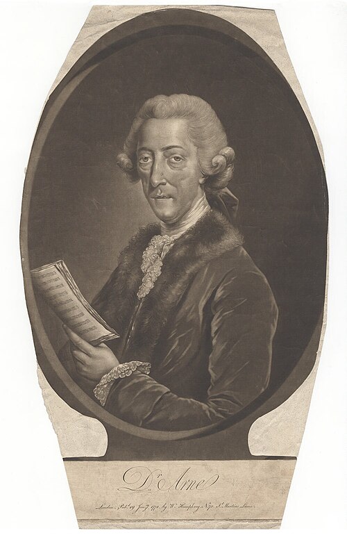 Portrait of Arne, Thomas Augustine