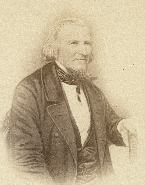Portrait of August Heinrich Hoffmann von Fallersleben