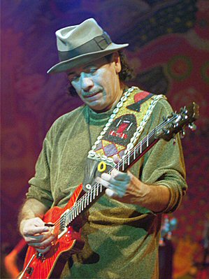 Portrait of Carlos Santana