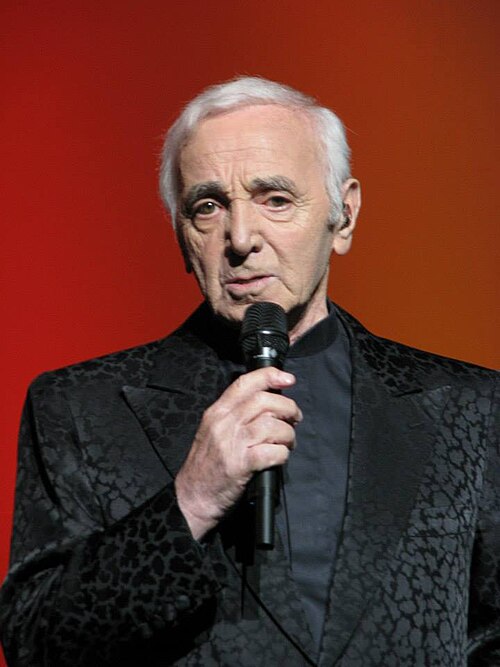 Portrait of Charles Aznavour