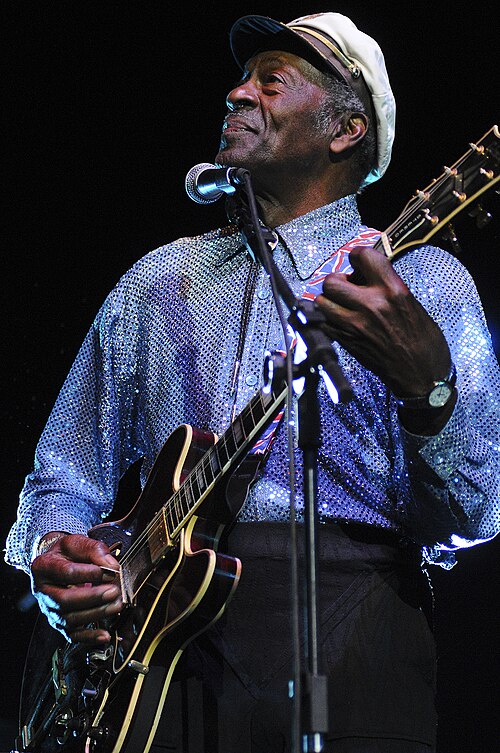 Portrait of Chuck Berry