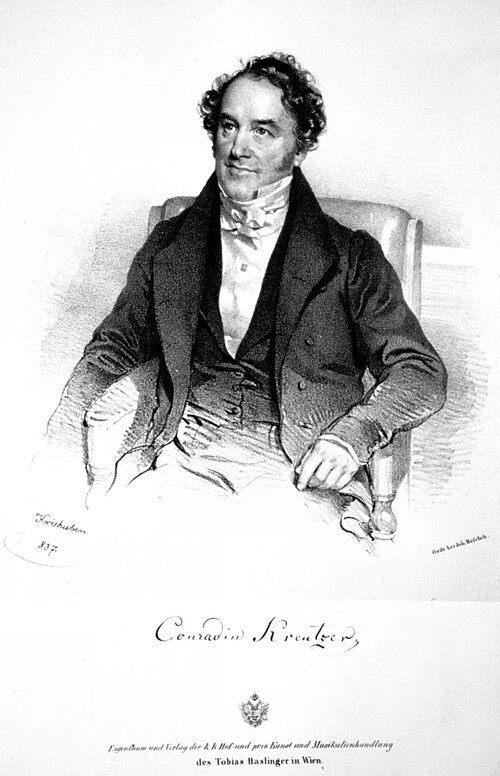 Portrait of Conradin Kreutzer