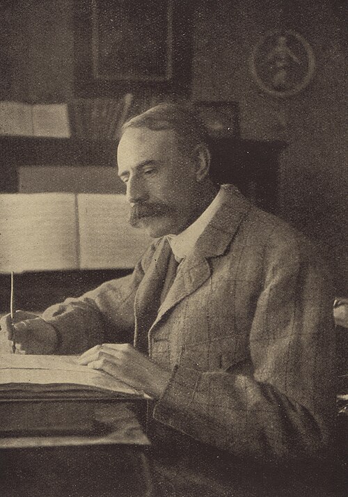 Portrait of Edward William Elgar