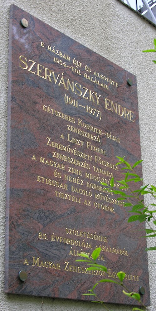 Portrait of Endre Szervanszky