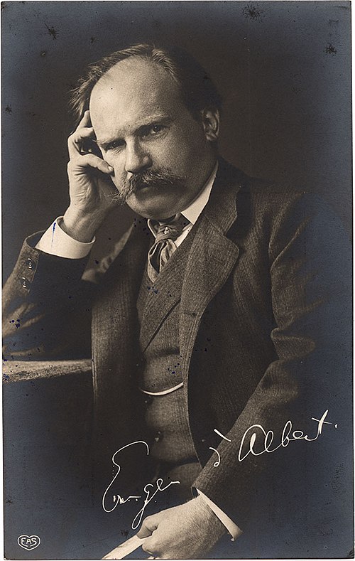 Portrait of Eugen d' Albert