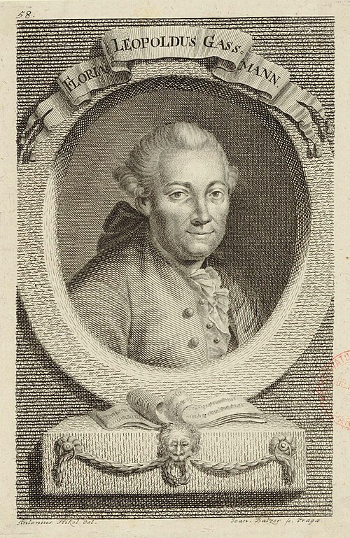 Portrait of Florian Leopold Gassmann