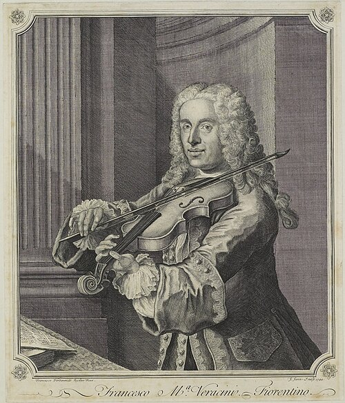 Portrait of Francesco Maria Veracini