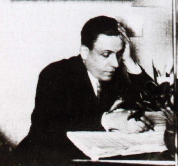Portrait of Francis Poulenc