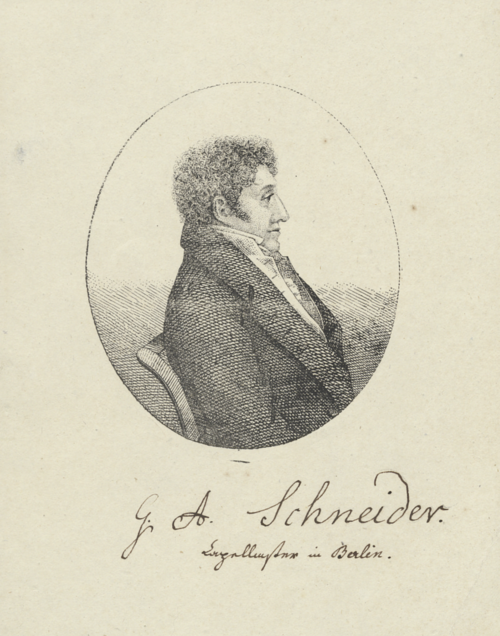Portrait of Georg Abraham Schneider