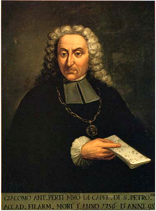 Portrait of Giacomo Antonio Perti