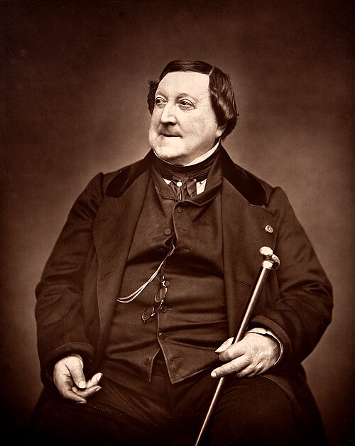 Portrait of Gioachino Rossini