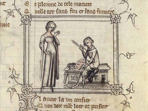Portrait of Guillaume de Machaut