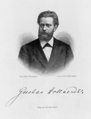 Portrait of Gustav Hollaender