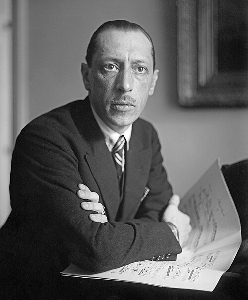 Portrait of Igor Fyodorovich Stravinsky
