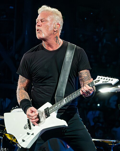Portrait of James Alan Hetfield
