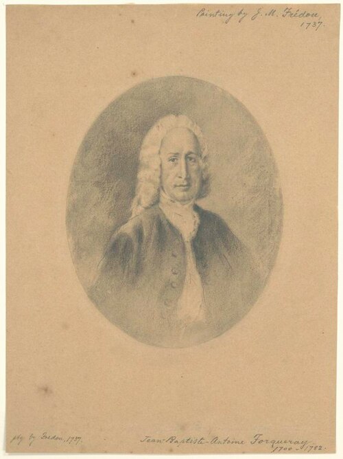 Portrait of Jean-Baptiste-Antoine Forqueray