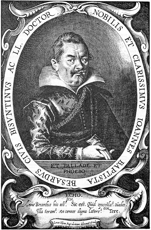 Portrait of Jean-Baptiste Besard