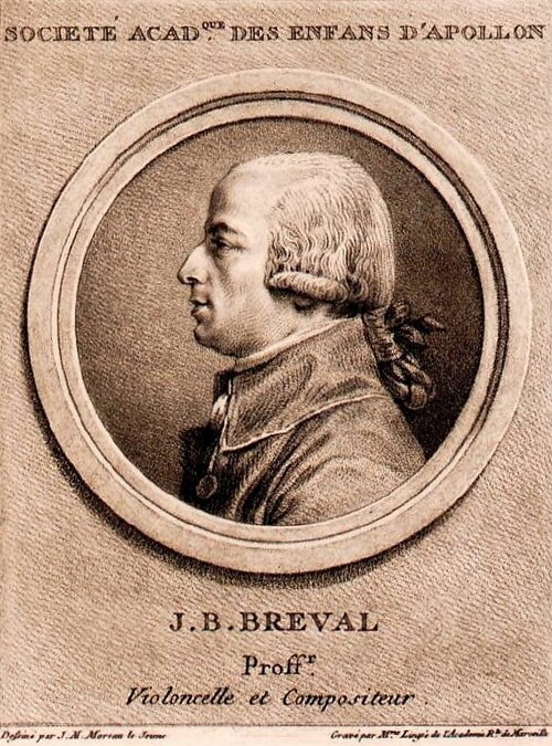 Portrait of Jean-Baptiste Bréval