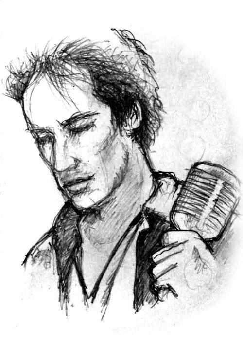 Portrait of Jeff Buckley
