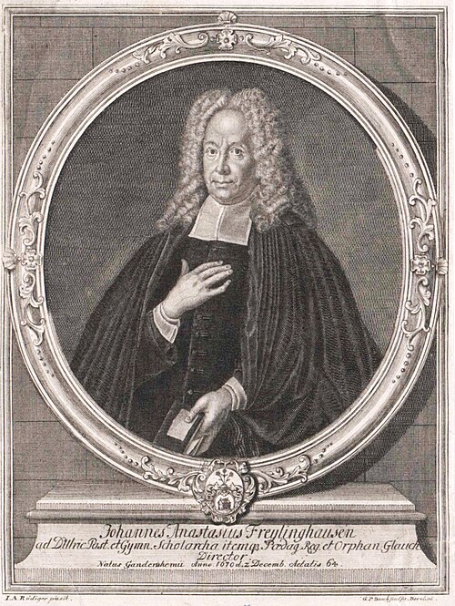 Portrait of Johann Anastasius Freylinghausen