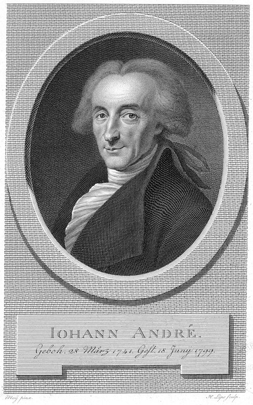 Portrait of Johann André