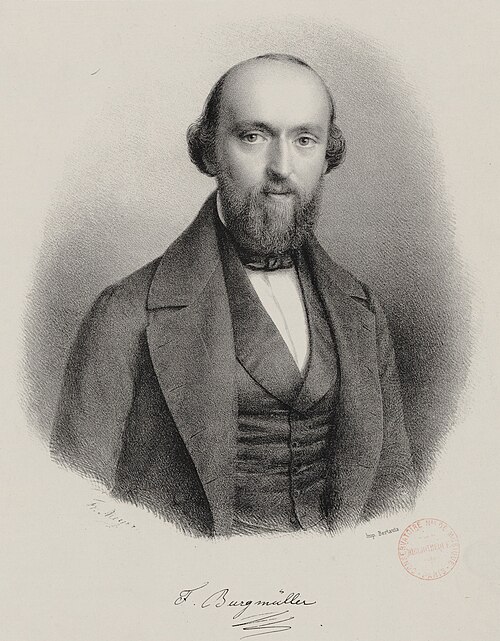 Portrait of Johann Friedrich Franz Burgmuller