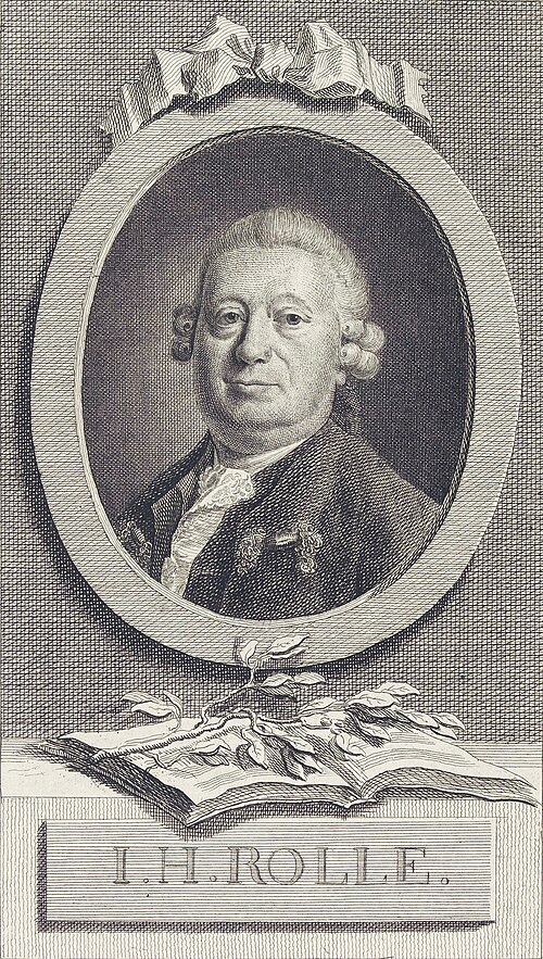 Portrait of Johann Heinrich Rolle