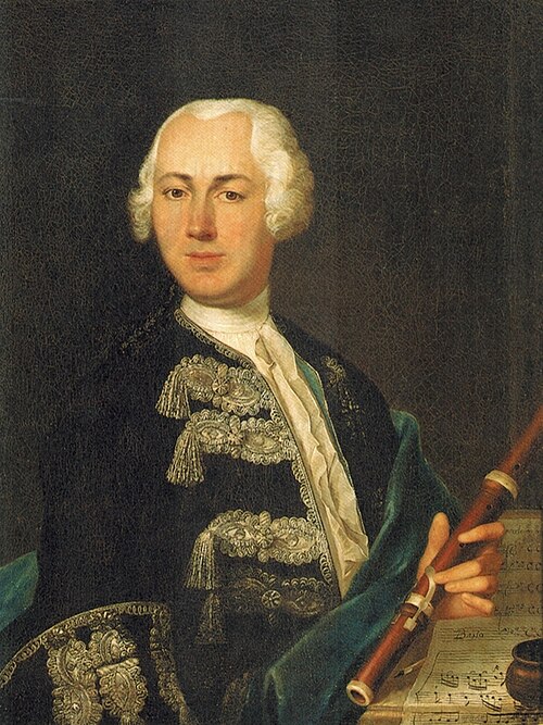 Portrait of Johann Joachim Quantz