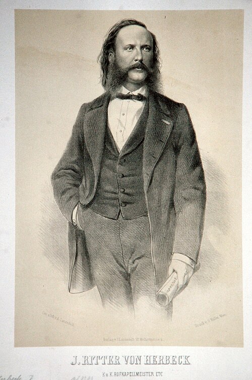 Portrait of Johann Ritter Von Herbeck