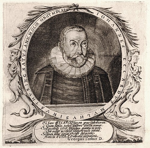 Portrait of Johannes Eccard