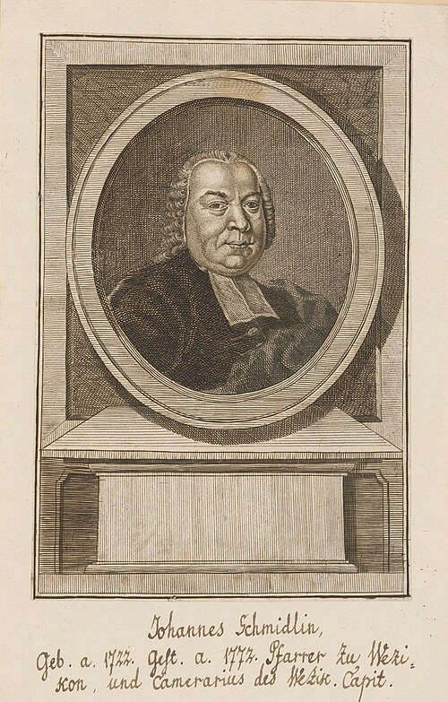 Portrait of Johannes Schmidlin