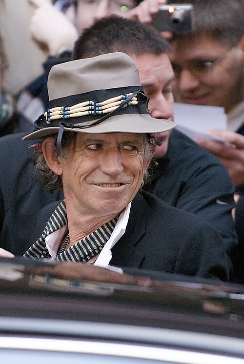 Portrait of Keith Richards