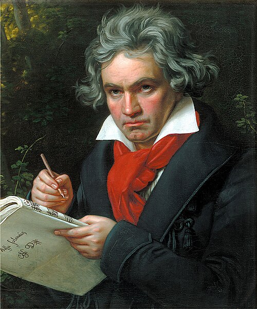 Portrait of Ludvig van Beethoven
