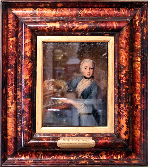 Portrait of Maria Teresa Agnesi