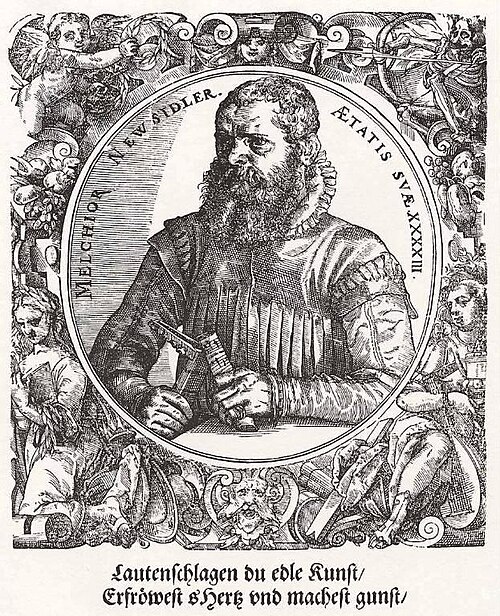 Portrait of Melchior Newsidler