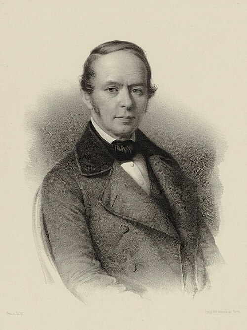 Portrait of Moritz Hauptmann