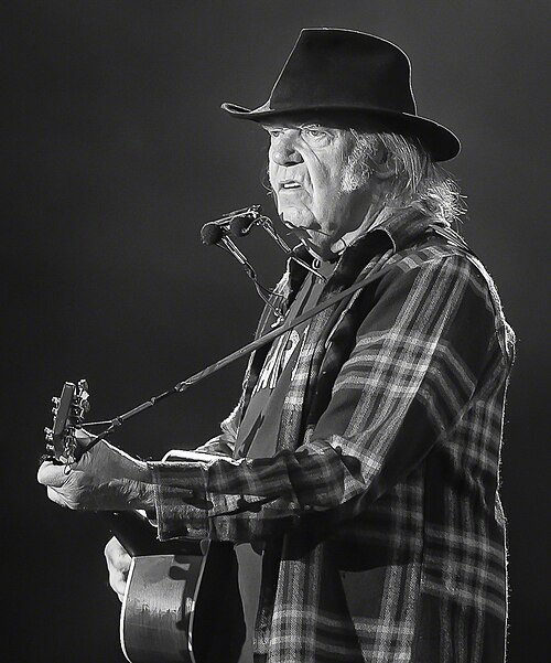 Portrait of Neil Young