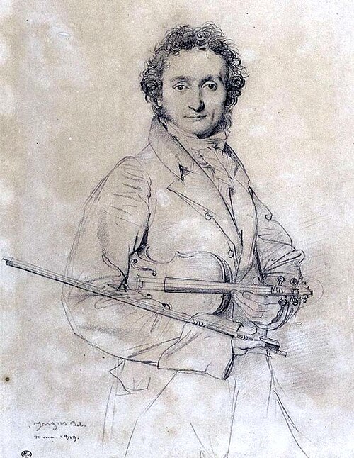 Portrait of Niccolò Paganini