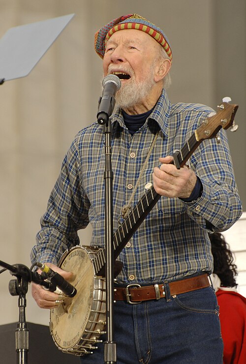 Portrait of Pete Seeger