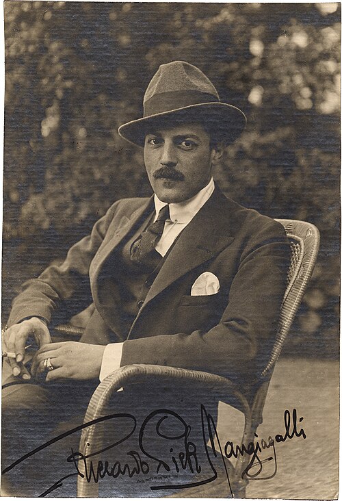 Portrait of Pick-mangiagalli, Riccardo