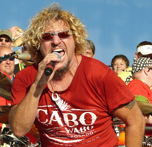 Portrait of Sammy Hagar