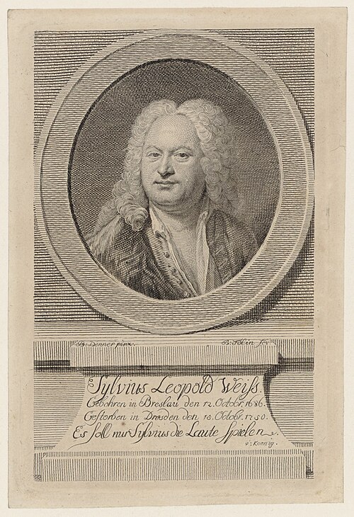 Portrait of Silvius Leopold Weiss