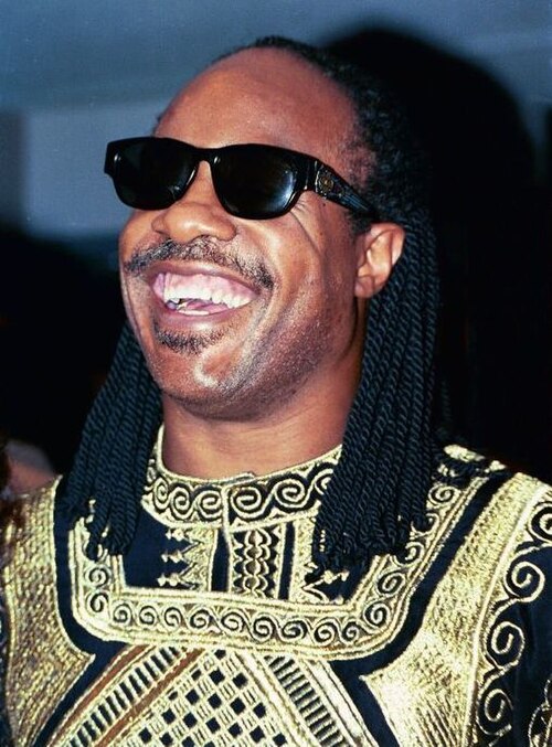 Portrait of Stevie Wonder