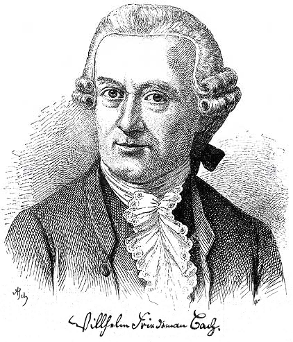 Portrait of Wilhelm Friedemann Bach