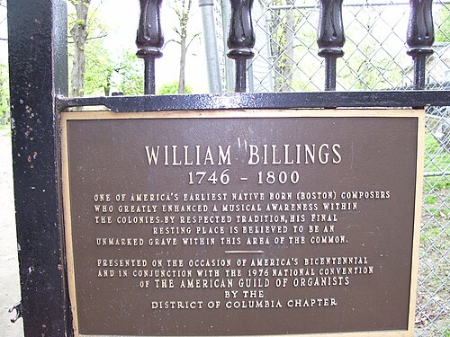 Portrait of William Billings